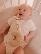 Doudou Tétine Lune Crème