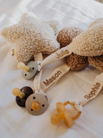 Teddy Pacifier Cuddle Moon Beige