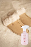 Pantoffel Suède Beige & Roomspray
