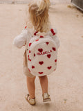 Backpack Hearts Cream