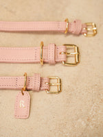 Dog Collar Leather Pink