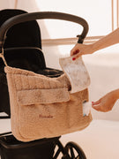 Wickeltasche Teddy Beige