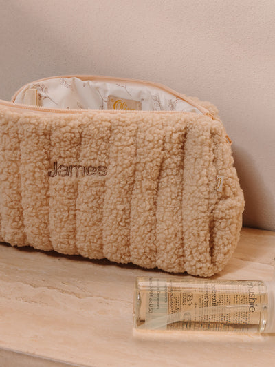 Pochette Teddy Crème