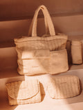 Wickeltasche Teddy Beige