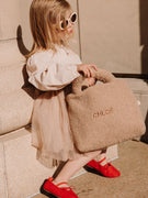 Mini Bolso Peluche Beige