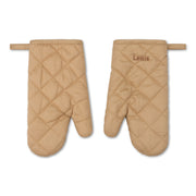 Oven Mitten Taupe Kids