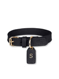 Dog Collar Leather Black