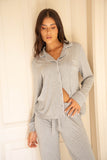 Pijama Modal Gris Long