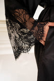 Kimono Lace Midnight Black