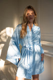 Kimono Évasé Bleu Céleste