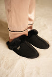 Slipper Suede Black
