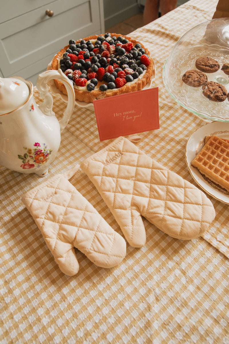 Oven Mitten Cream Kids