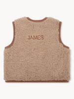 Teddy Gilet Beige