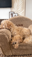 Silla de Peluche Beige