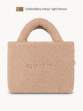 Mini Bolso Peluche Beige