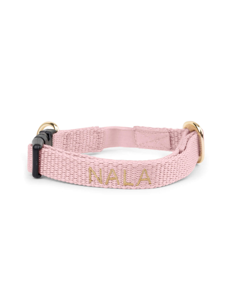 Collier rose pour chat