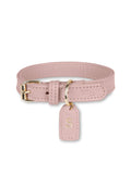 Dog Collar Leather Pink