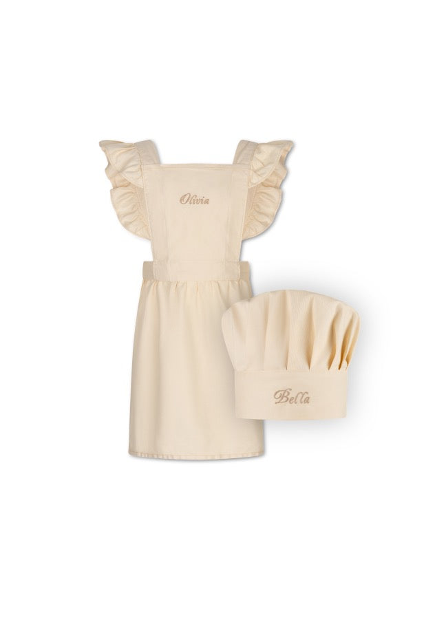 Little Chef Set Ruffle Beige