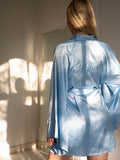 Kimono Évasé Bleu Céleste