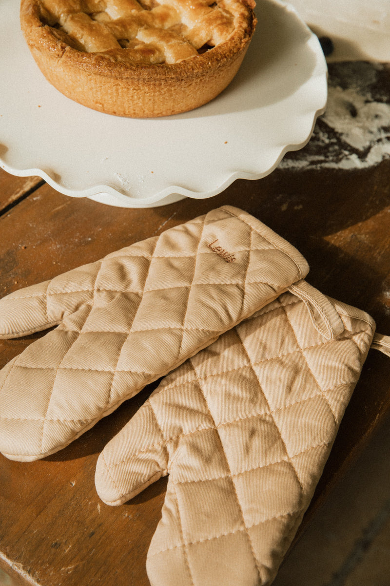 Oven Mitten Beige