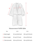 Waffle Robe White