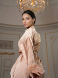 Kimono Plume Nude