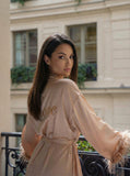 Kimono Plume Nude