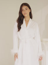 Kimono Plume Blanche Neige