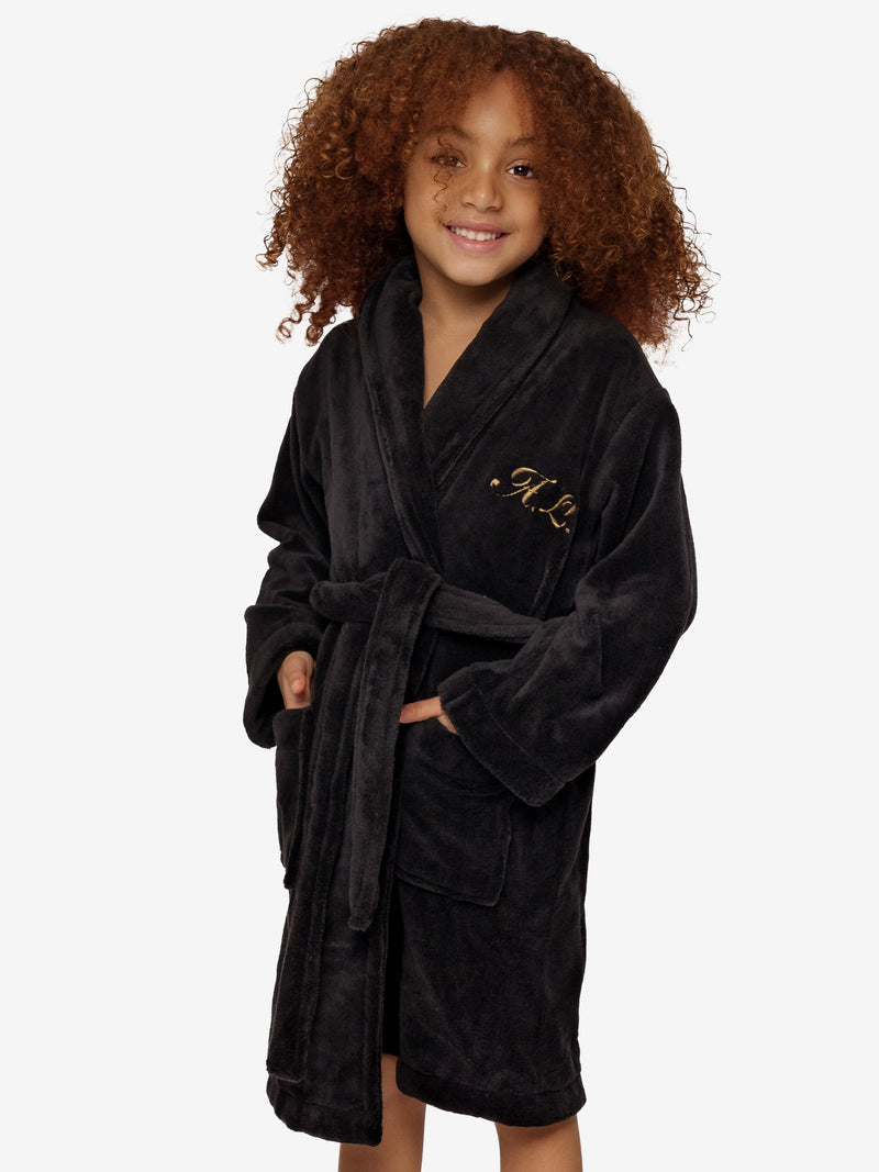 Robe Midnight Black Kids