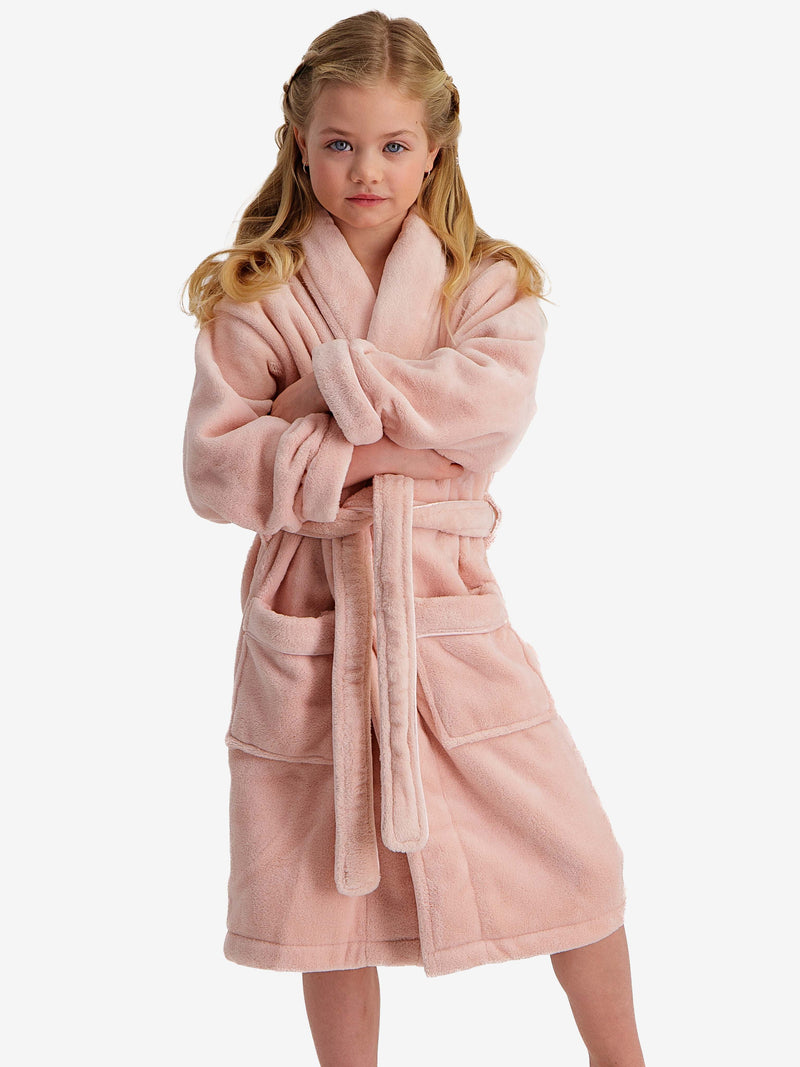 Deluxe Kinderbademantel Orchid Pink