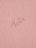 Hydrofiele Ruffle Speendoek Old Pink