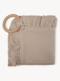 Hydrofiele Ruffle Speendoek Beige