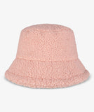 Gorro Pesquero Peluche Rosa Palo