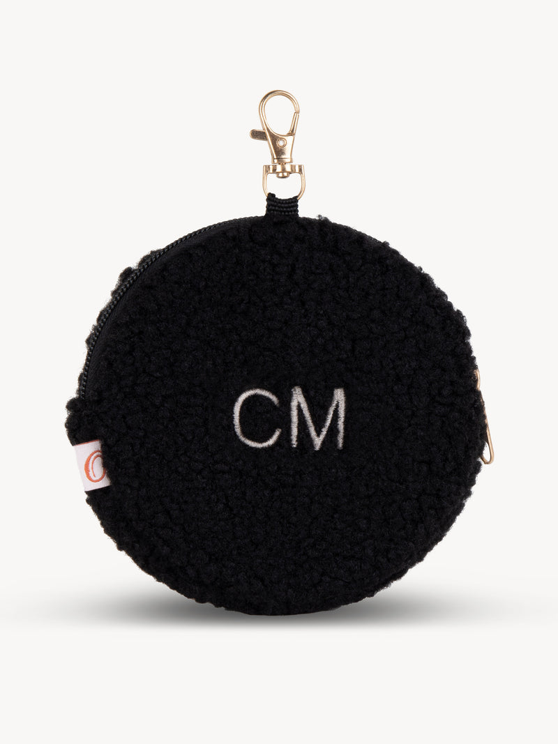 Monedero Peluche Negro