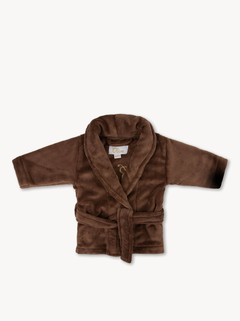 Badjas Chocolate Brown Kids