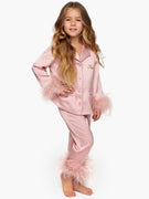 Pyjama Plume Rose Clair Enfants