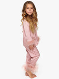 Pyjama Plume Rose Clair Enfants