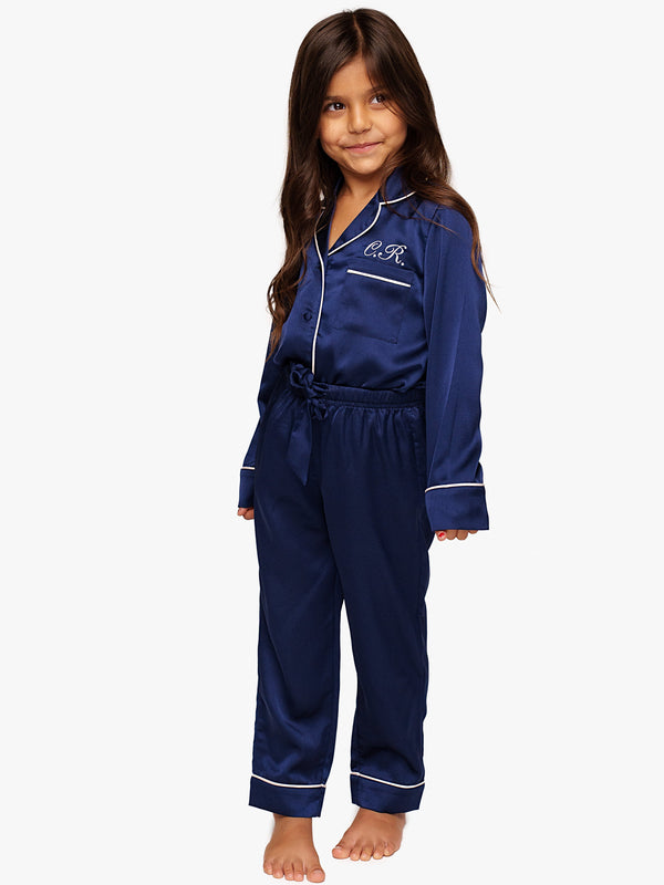 Pyjama Navy Lang Kinder