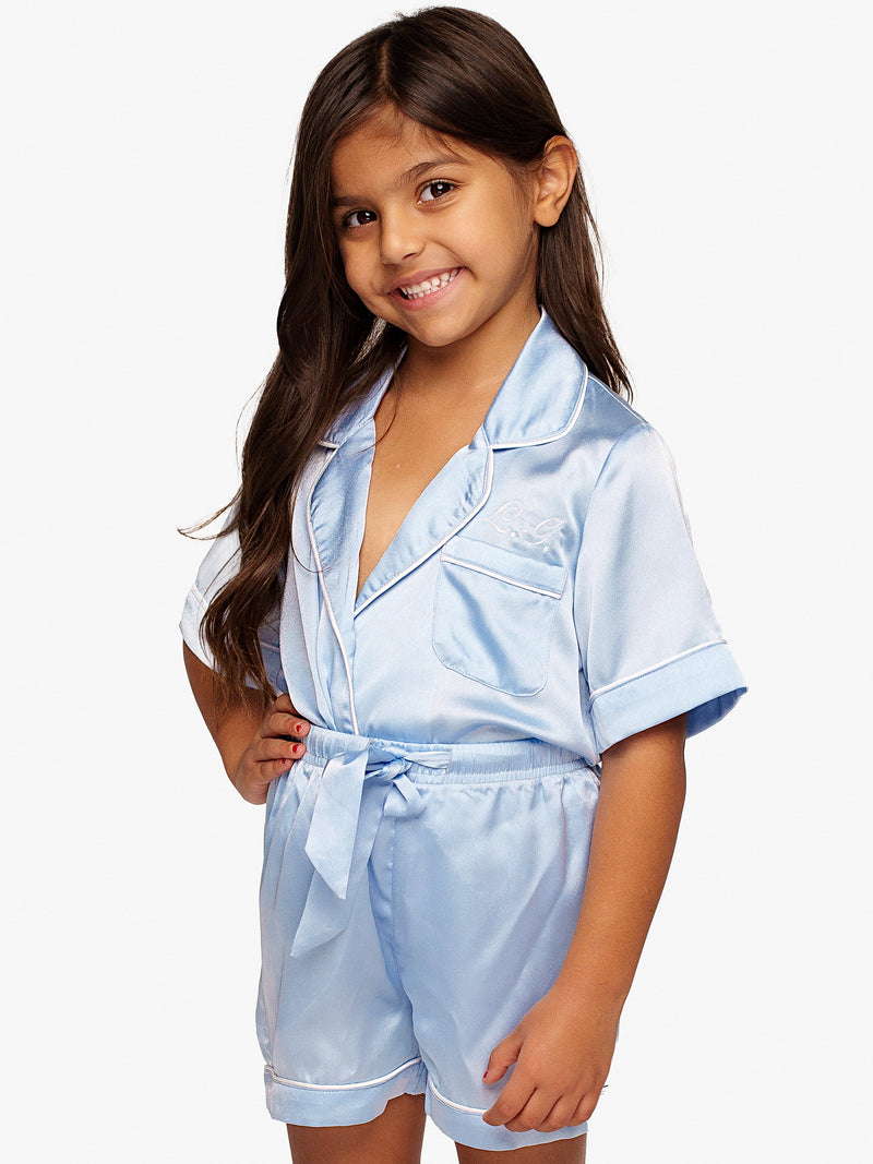 Pyjama Hellblau Kinder