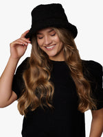 Chapeau Seau Teddy Noir